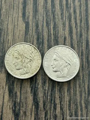 100 Lire Umlaufmünzen Italien, 2 Stück Bild 2