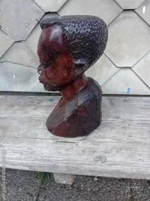 Alte Afrikanische Holzbüste hö22cm  Bild 5