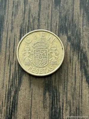 100 Pesetas Umlaufmünze Spanien 1982-M