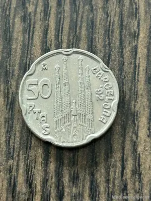 50 Pesetas Umlaufmünze Spanien 1992-M