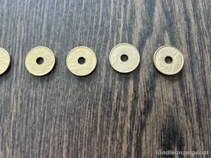25 Pesetas Spanien, Umlaufmünzen, 11 Stück Bild 4