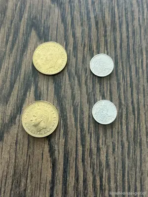 1 Peseta Umlaufmünzen Spanien, 4 Stück Bild 2