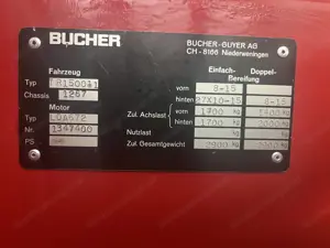 Allrad Schlepper BUCHER TR 1500, wie neu, zu verkaufen Bild 9