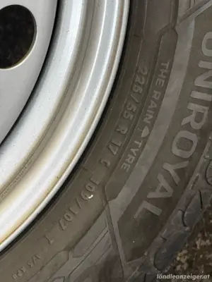 Mercedes Vito Stahlfelgen mit Sommerreifen Bild 4