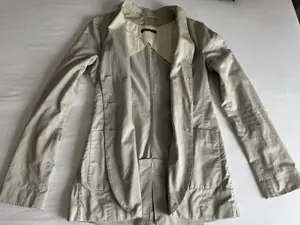 Leichter Blazer aus Baumwolle, hellgrau, Größe 36 Bild 3