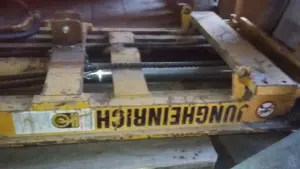 Hubmast abzugeben ...