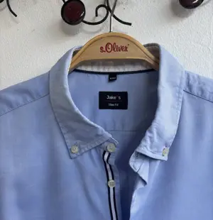 Herren kurzarm Hemd von Jake s Slim Fit Bild 3