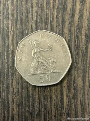 Großbritannien Umlaufmünze 50 New Pence  Bild 2