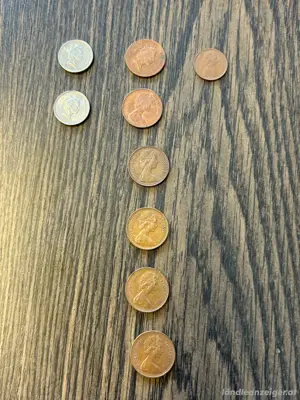 Großbritannien Umlaufmünzen, 9 Stück Bild 2