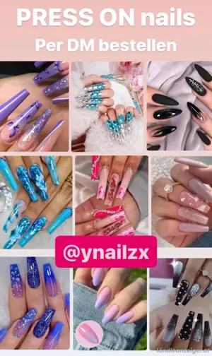 Press on Nails auf Anfrage