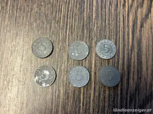 Österreich Umlaufmünzen 5 Groschen, 6 Stück