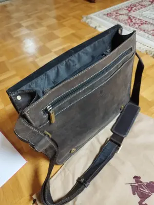 Echtleder Umhängetasche Visconti - Schultasche - Ledertasche Bild 3
