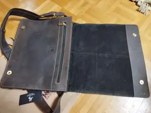 Echtleder Umhängetasche Visconti - Schultasche - Ledertasche Bild 4