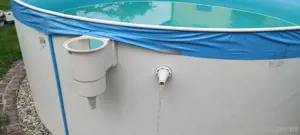 Pool (3,50m Durchmesser x 1,20m Höhe) inkl. Zubehör - Stahlrahmen, Pumpe, Leiter Bild 2