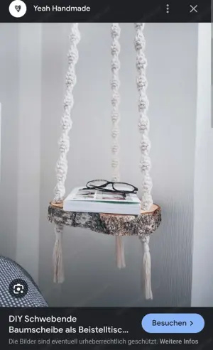 Holzscheiben Natur Deko Gesteck Basteln DIY Bild 8