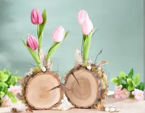 Holzscheiben Natur Deko Gesteck Basteln DIY