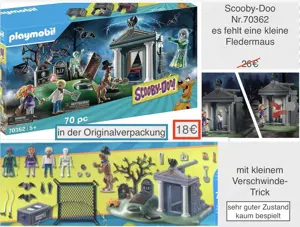 STARK REDUZIERT Playmobil Schloss Haus Scooby-Doo... Bild 5