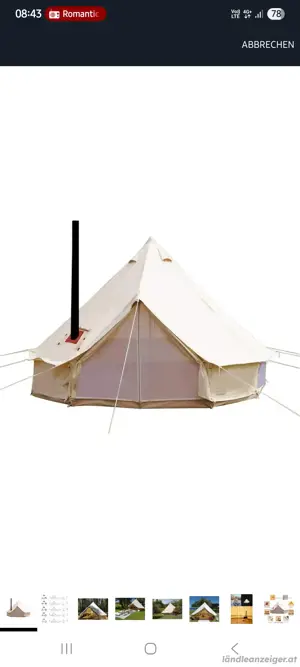 Rundzelt 6m ungenutzt