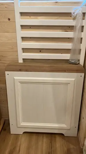 Babybett aus Massivholz + Matratze absolut neuwertig Bild 2