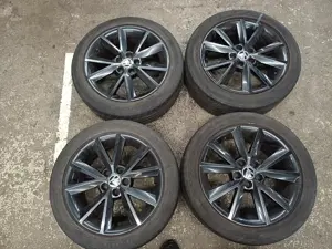 Skoda Original 16 Zoll Komplettsatz Sommer Alufelgen 
