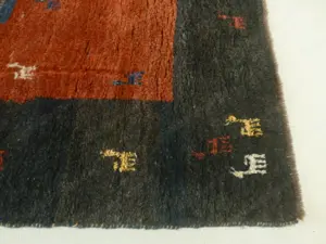 Teppich hangeknüpfter persischer Gabbeh unikat Bild 3