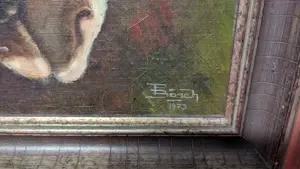 Ölgemälde "Haflinger", 1973 Bild 3