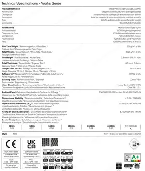 Works Sense Teppichfliesen   letzter Lagerbestand. Sofort lieferbar Bild 3