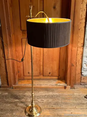 Messing-Stehlampe Bild 2