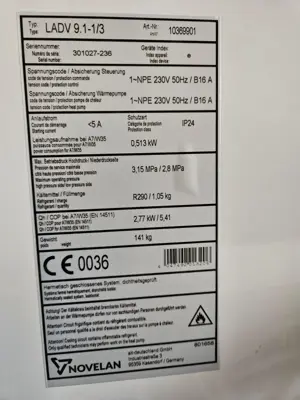 Neuwertige Luftwärmepumpe günstig zu verkaufen Bild 10