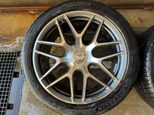 22 Zoll original AMG Kreuzspeiche Felgen Räder Bild 4