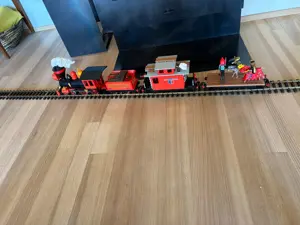 Playmobil Eisenbahn-Komplettset (Westernlok) elektrisch Bild 2