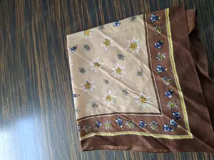 Trachtenhalstuch Braun beige