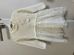 Strickpulloverkleid für besondere Anlässe Gr. 98 Bild 2