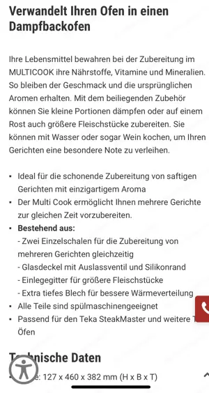 Multicook Steambox Bild 2