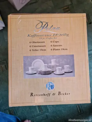 Kaffeeservice Porzellanset 18-teilig Bild 2