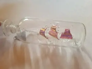 Schiff in einer Glasflasche Bild 2