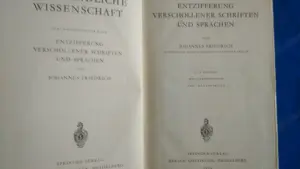 Entzifferung Verschollener Schriften & Sprachen (Johannes Friedrich) Bild 3