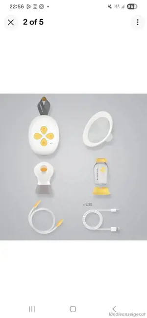 Medela Solo  Elektrische Milchpumpe   kompakt & leise Bild 3