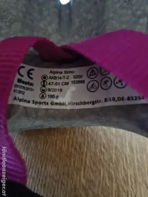 Alpina Fahrradhelm Mädchen Bild 2