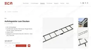 aufsteckleiter, leiter hochdach aufstelldach camper wohnmobil sca Bild 2