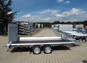 Maschinenanhänger Baggeranhänger Anhänger 2.7t Bagger maschinen Bild 3