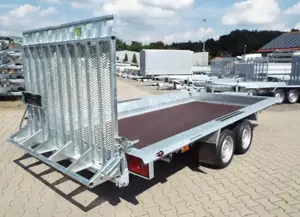 Maschinenanhänger Baggeranhänger Anhänger 2.7t Bagger maschinen Bild 4