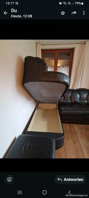 Leder Couch Bild 3
