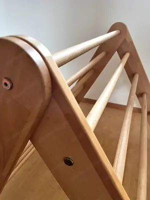 Pikler Dreieck Kletterdreieck mit Rutsche  Hühnerleiter Bild 4