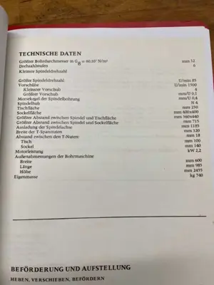 Säulenbohrmaschine der Type PK031 Bild 5