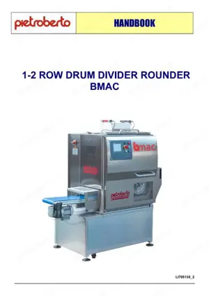 Teigportioniermaschine Pietroberto BMAC Bild 2