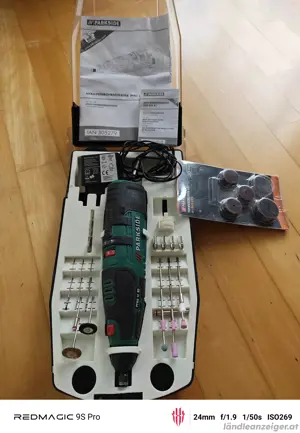 Parkside Akku Trennschleifer Set !! Bild 3