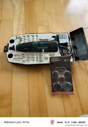 Parkside Akku Trennschleifer Set !! Bild 2