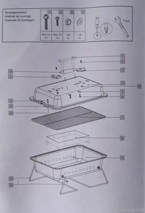 Tisch-Holzkohlegrill NEU  Bild 3