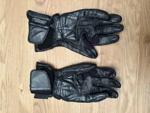 Leder Handschuhe Motorrad, Moped, Roller Bild 2